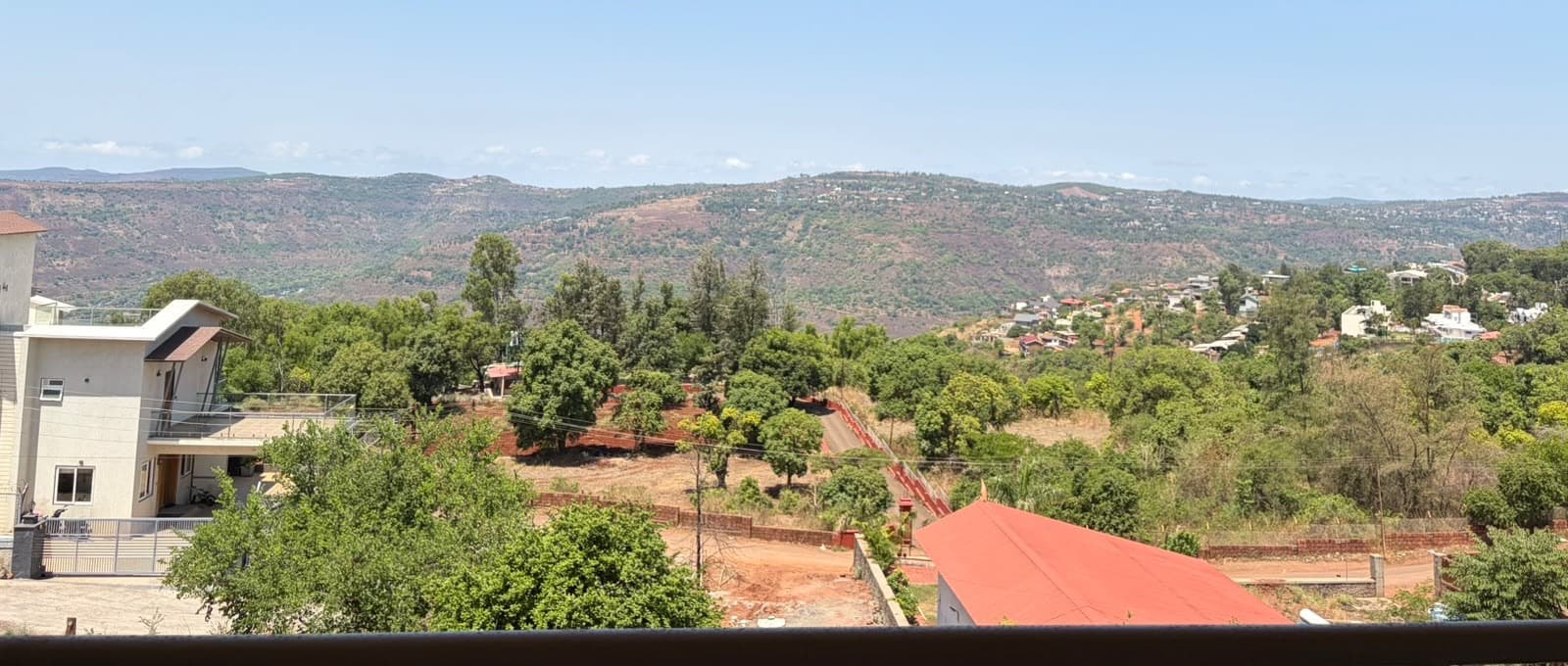 Evening view over the Panchgani valley